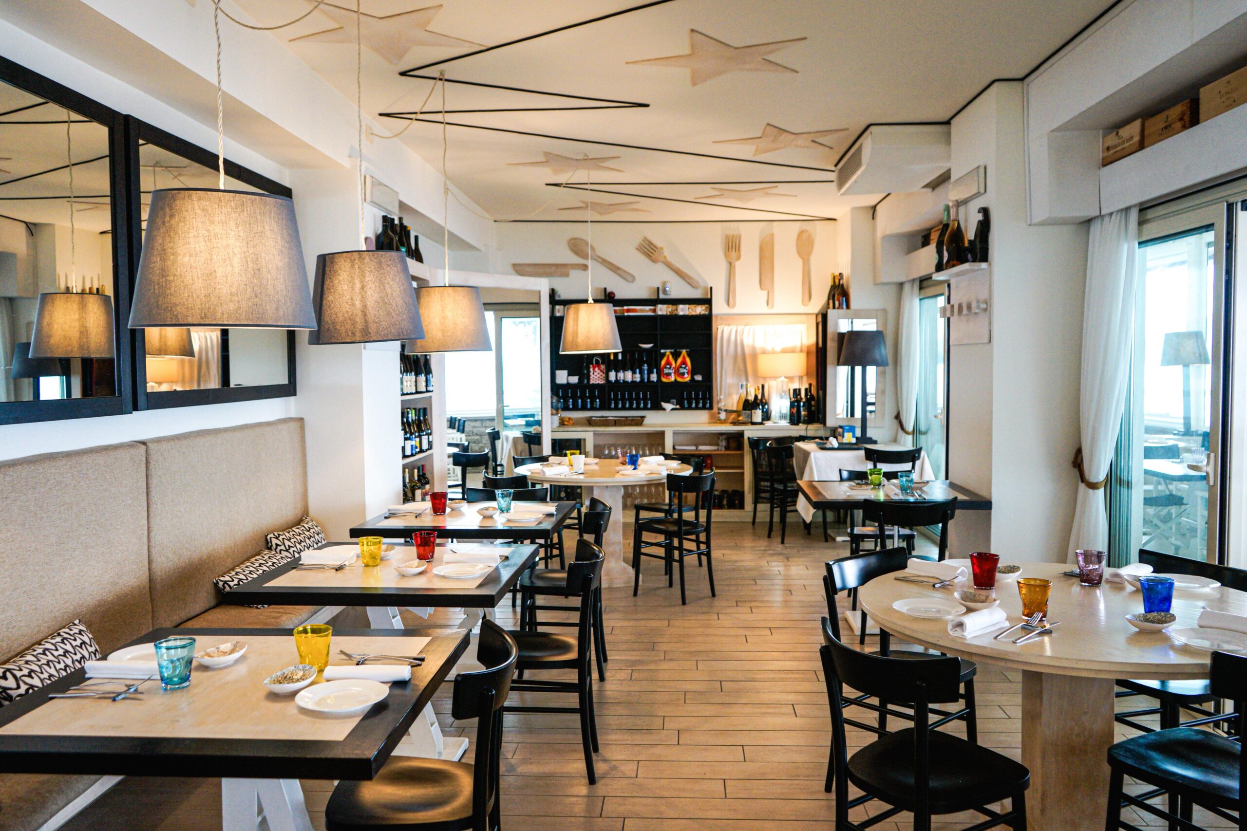 Interno del Ristoria Pepe Nero