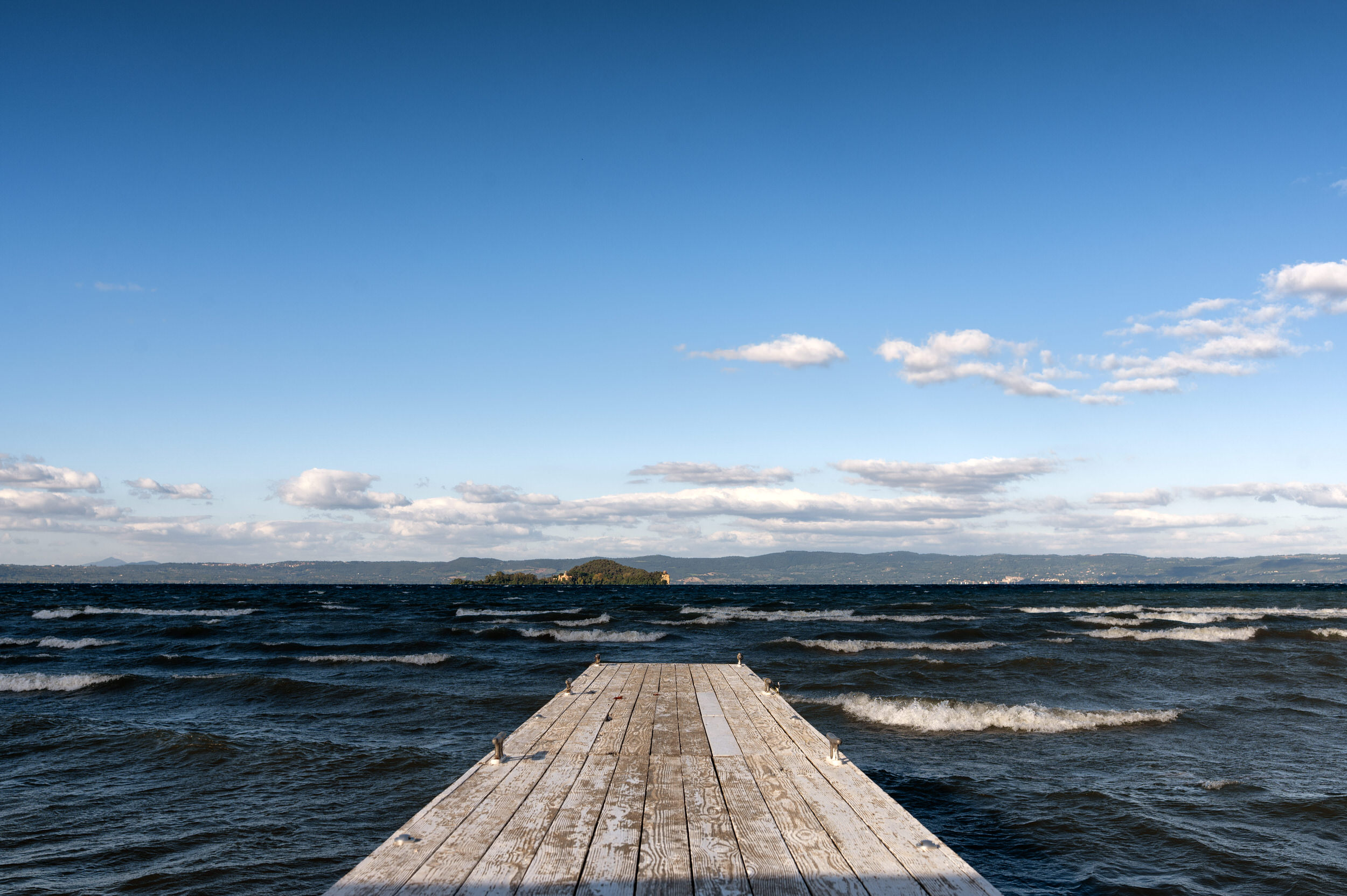 Veduta del Lago di Bolsena dal Ristòria Pepe Nero a Capodimonte